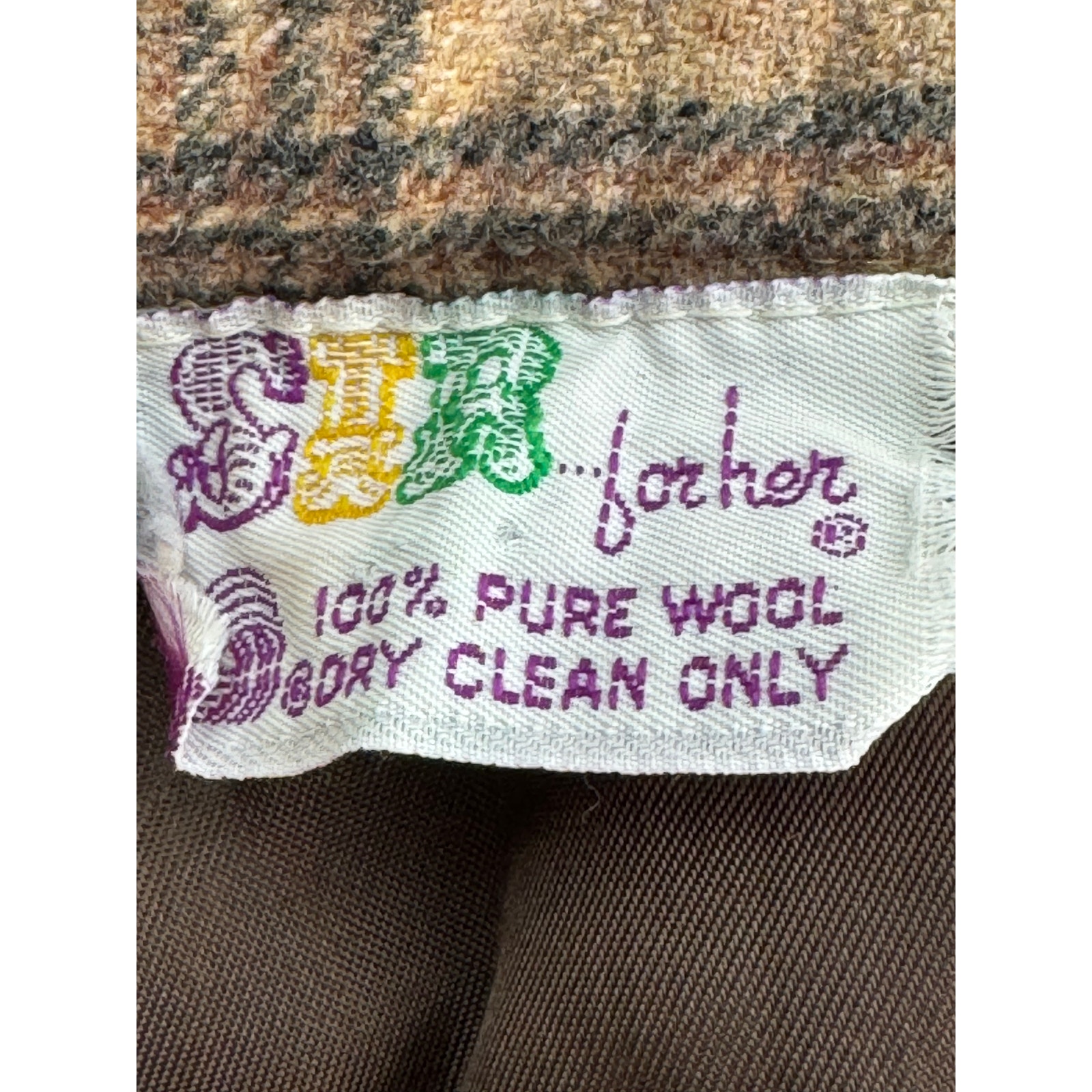 Vintage Sir For Her Wool Skirt Plaid Women Skirt Size Med Classic Boho Academia — image 4 of 6